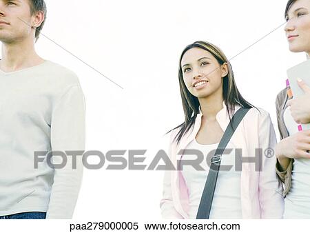 Stock Photography - Three students. Fotosearch