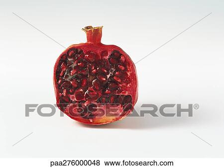 Pomegranate half View Large Photo Image Stock Photo - Pomegranate half. Fotosearch