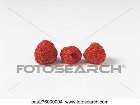 Three raspberries View Large Photo Image Picture - Three raspberries. Fotosearch