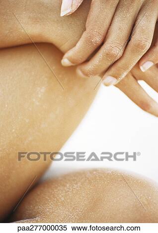 Woman's sandy hands and knees, partial view, close-up View Large Photo Image Stock Photography - Woman's sandy hands and knees, partial view, close-up. Fotosearch
