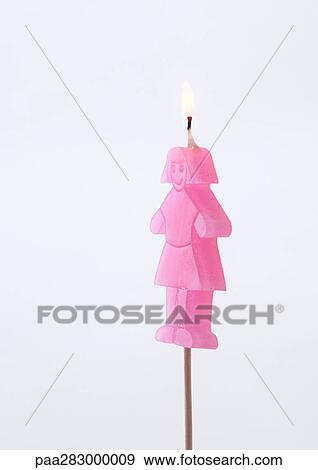 Girl candle View Large Photo Image Stock Photo - Girl candle. Fotosearch