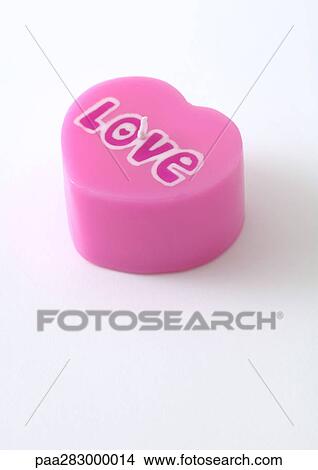 Heart candle View Large Photo Image Picture - Heart candle. Fotosearch
