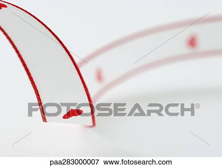 Heart ribbon View Large Photo Image Stock Photo - Heart ribbon. Fotosearch