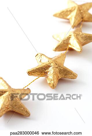 Star garland View Large Photo Image Stock Photograph - Star garland. Fotosearch