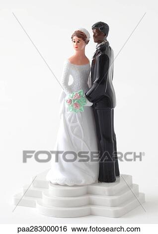 Wedding cake figurines View Large Photo Image Stock Photograph - Wedding cake figurines. Fotosearch