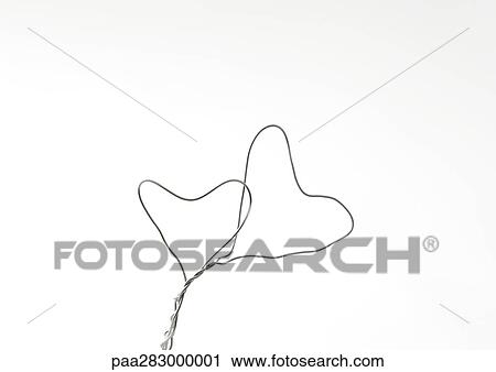 Wire hearts View Large Photo Image Stock Image - Wire hearts. Fotosearch