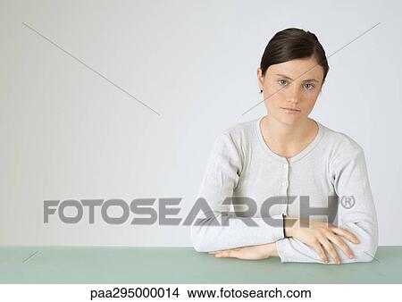 Young woman, portrait View Large Photo Image Picture - Young woman, portrait. Fotosearch