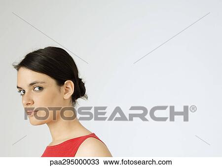 Young woman, portrait View Large Photo Image Stock Image - Young woman, portrait. Fotosearch