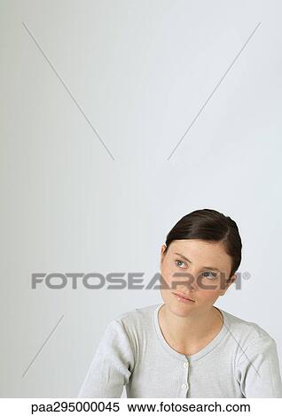Young woman, portrait View Large Photo Image Stock Photography - Young woman, portrait. Fotosearch
