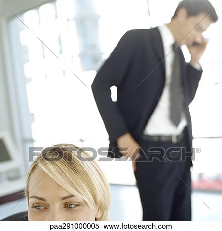 Stock Photography - Businesspeople in office. Fotosearch