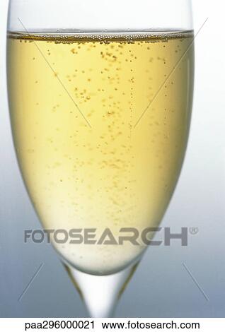 Stock Image - Flute of Champagne. Fotosearch