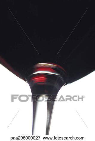Stock Photo - Glass of red wine. Fotosearch