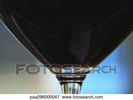 Stock Photo - Glass of red wine. Fotosearch