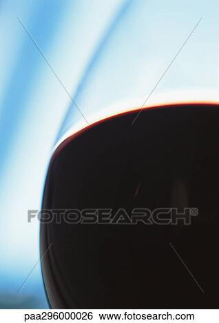 Stock Photograph - Glass of red wine. Fotosearch