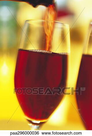 Stock Photograph - Glasses of red wine. Fotosearch