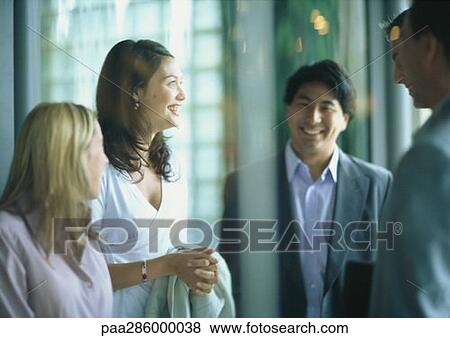Group of businesspeople smiling View Large Photo Image Stock Photo - Group of businesspeople smiling. Fotosearch