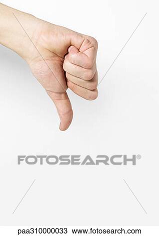 Thumbs down View Large Photo Image Stock Image - Thumbs down. Fotosearch