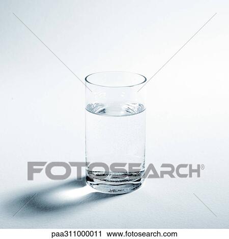 Stock Image - Glass of water. Fotosearch