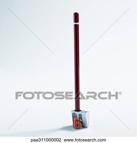 Pencil and pencil sharpener View Large Photo Image Stock Image - Pencil and pencil sharpener. Fotosearch
