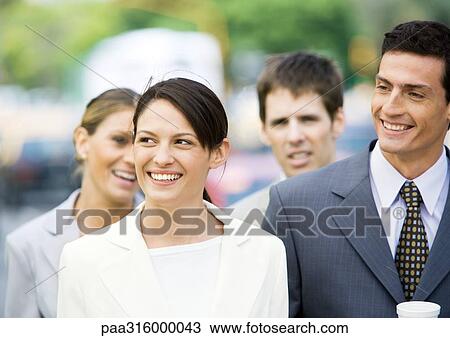 Stock Image - Group of business people. Fotosearch