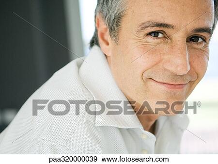 Mature man, portrait View Large Photo Image Stock Photo - Mature man, portrait. Fotosearch