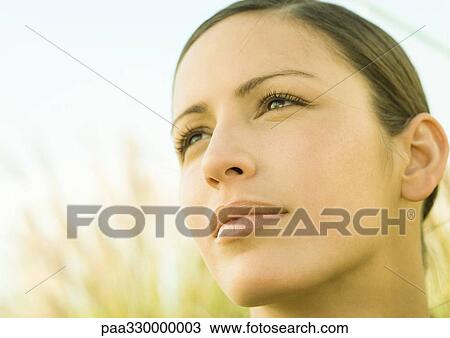 Stock Image - Woman's face. Fotosearch