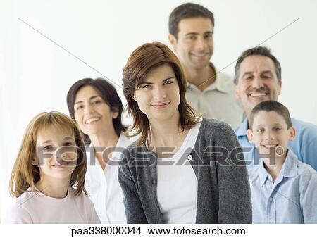 Extended family, portrait View Large Photo Image Picture - Extended family, portrait. Fotosearch