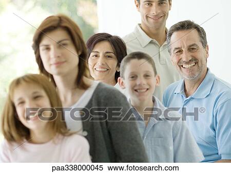 Extended family, portrait View Large Photo Image Stock Photography - Extended family, portrait. Fotosearch