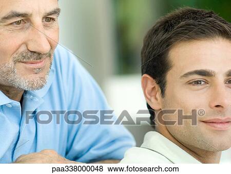Man and father, portrait View Large Photo Image Stock Photo - Man and father, portrait. Fotosearch
