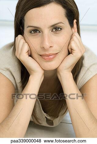 Woman, portrait View Large Photo Image Stock Photo - Woman, portrait. Fotosearch