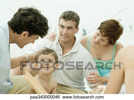 Group on beach View Large Photo Image Stock Photograph - Group on beach. Fotosearch