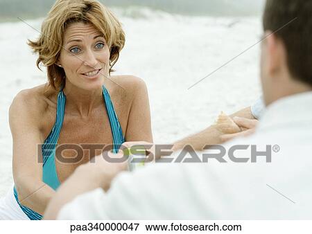 Scene from beach picnic View Large Photo Image Stock Photo - Scene from beach picnic. Fotosearch