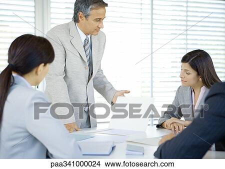 Business meeting View Large Photo Image Picture - Business meeting. Fotosearch