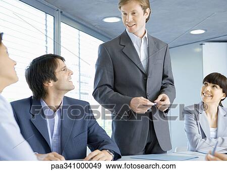 Business meeting View Large Photo Image Stock Photo - Business meeting. Fotosearch