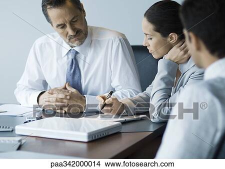 Picture - Business meeting. Fotosearch