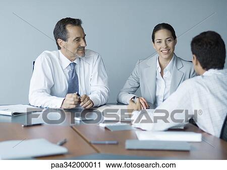 Business meeting View Large Photo Image Stock Image - Business meeting. Fotosearch