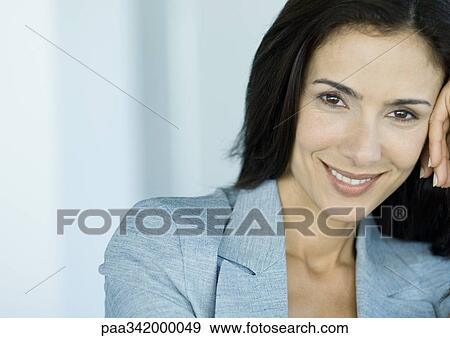 Stock Photo - Businesswoman, portrait. Fotosearch