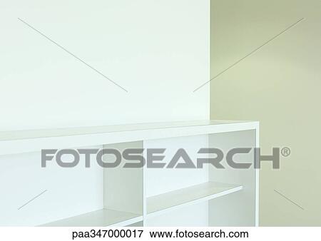 Empty bookcase View Large Photo Image Stock Photo - Empty bookcase. Fotosearch