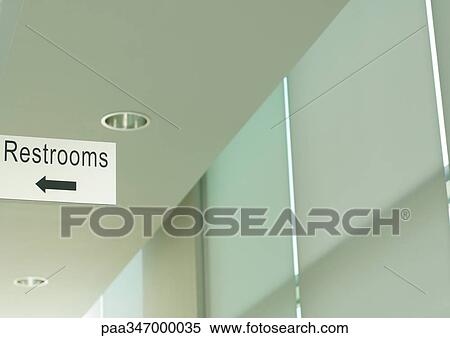 Restroom sign View Large Photo Image Stock Photography - Restroom sign. Fotosearch