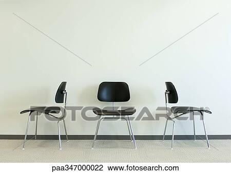 Stock Image - Three chairs. Fotosearch