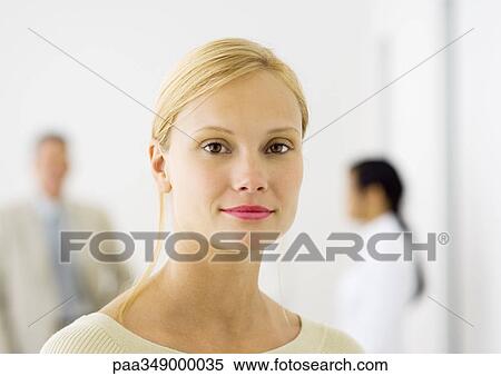 Young business woman, portrait View Large Photo Image Stock Photography - Young business woman, portrait. Fotosearch
