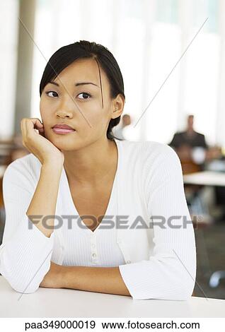 Young woman, portrait View Large Photo Image Stock Photo - Young woman, portrait. Fotosearch