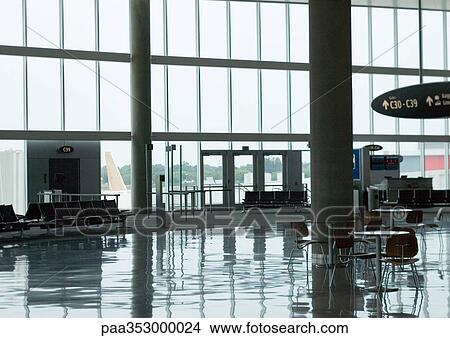 Picture - Airport concourse. Fotosearch