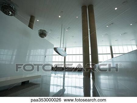 Airport concourse View Large Photo Image Stock Photograph - Airport concourse. Fotosearch
