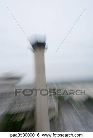 Airport control tower, blurred View Large Photo Image Stock Photograph - Airport control tower, blurred. Fotosearch