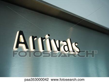 Arrivals text View Large Photo Image Stock Image - Arrivals text. Fotosearch