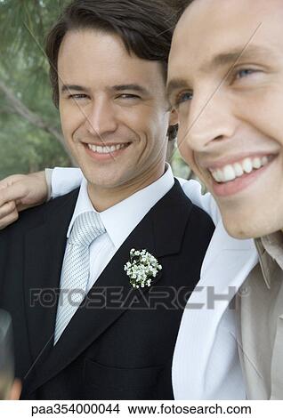 Groom and best man View Large Photo Image Picture - Groom and best man. Fotosearch