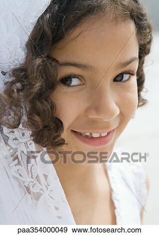 Little girl, portrait View Large Photo Image Stock Photo - Little girl, portrait. Fotosearch