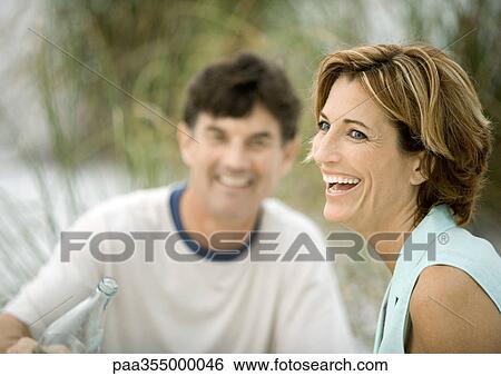 Mature woman laughing View Large Photo Image Stock Photograph - Mature woman laughing. Fotosearch