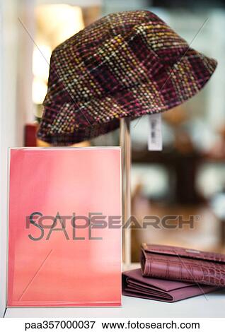 Sale sign in accessory shop View Large Photo Image Stock Photo - Sale sign in accessory shop. Fotosearch